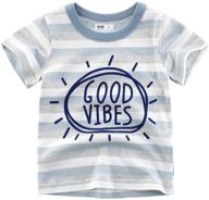 sleeve summer striped blue good suggest boys' clothing for tops, tees & shirts logo