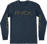 👕 stylish rvca boys' long sleeve graphic tee shirt: comfortable & trendy apparel logo