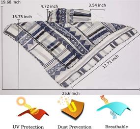 img 2 attached to Защитные шифоновые банданы для женщин на природе, аксессуары в категории шарфы и палантины