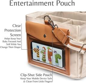 img 3 attached to Shoulder Entertainment Waterproof Organizer Compartments