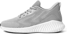 img 2 attached to 🏃 Comfortable and Breathable AKK Women's Walking Tennis Shoes: Ideal Sneakers for Gym Workouts, Running, and Nursing