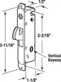 img 1 attached to 🔒 Spring Loaded Mortise Lock by Prime Line, 2013 Edition