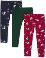 👧 girls' holiday leggings from the children's place logo