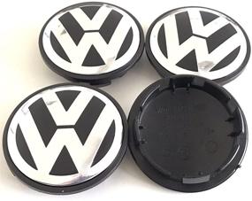 img 3 attached to 🚗 Колпачки центральные колесных дисков VW Volkswagen Beetle Golf Polo 3B7601171 - Комплект из 4 шт., размер 65 мм