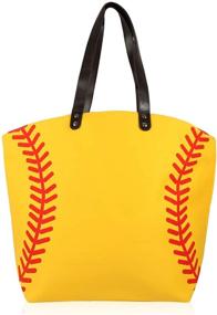 img 4 attached to Sports Game Team Large Fabric Women's Handbags & Wallets for Totes