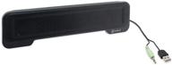 powered 3 5mm laptop speaker soundbar logo