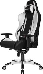 img 3 attached to AKRacing Masters Series Premium Gaming Chair with High Backrest, Recliner, Swivel, Tilt, Rocker, Seat Height Adjustment Mechanisms and 5/10 Warranty