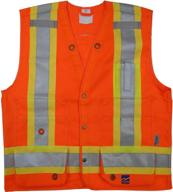 viking surveyor hi vis safety orange logo