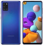 📱 samsung galaxy a21s (a217f) 128gb, dual-sim, 6.4-inch infinity-u display, triple camera, gsm unlocked smartphone - international model logo