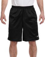 champion men's 9-inch mesh short with c logo логотип