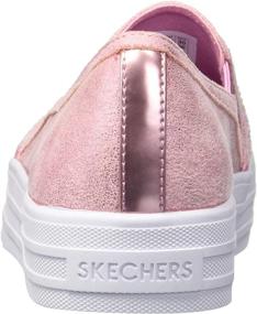 img 2 attached to 👟 Girls' Athletic Sneakers: Skechers Double Up Shiny Dancer Shoes