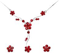 faship gorgeous rhinestone necklace earrings women's jewelry and jewelry sets logo