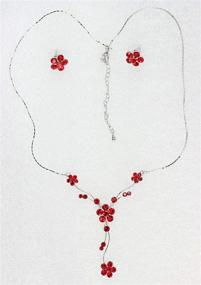 img 3 attached to Faship Gorgeous Rhinestone Necklace Earrings Women's Jewelry and Jewelry Sets