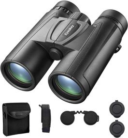 img 4 attached to 🔭 Eyeskey 10X42 Binoculars for Adults - HD Binoculars for Bird Watching, Travel, Concerts, and Sporting Games - Durable, Lightweight, and Ideal Gift to Friends