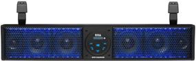 img 1 attached to 🔊 Аудиосистема BOSS Audio Systems BRT18RGB для квадроциклов и квадроциклов UTV, ширина 18 дюймов, защита от погоды IPX5, блютуз, усилитель, 4-дюймовые динамики, 1-дюймовые твитеры, USB-порт, подсветка RGB, многоцветная.