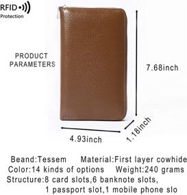 img 2 attached to Multifunctional Women's Handbags & Wallets - Universal Passport, Anti-Theft, and Large Capacity