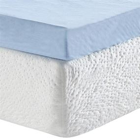 img 3 attached to 🛏️ Queen Size Cool Cloud Gel Memory Foam Mattress Topper by Classic Brands - Includes Free Cover and 3-Inch Thickness