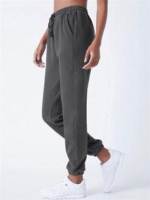 img 2 attached to 👖 MakeMeChic Women's Drawstring Waist Sweatpants: Stylish Joggers with Pockets for Casual Comfort