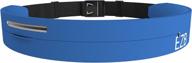 🏃 toprush running belt waist pack - premium outdoor sports fanny pack for runners - adjustable pouch with zipper pockets for all phone sizes logo