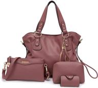 👜 soperwillton fashion shoulder bag for women - handbag and wallet combo in shoulder bags logo