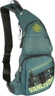 sling chest vanlison backpack shoulder outdoor recreation logo