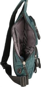 img 1 attached to Sling Chest Vanlison Backpack Shoulder Outdoor Recreation