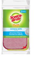 🧽 scotch-brite dobie scrub & wipe cloth - double pack for efficient cleaning logo