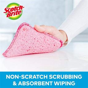 img 2 attached to 🧽 Scotch-Brite Dobie Scrub & Wipe Cloth - Double Pack for Efficient Cleaning