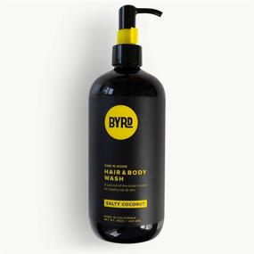 img 4 attached to BYRD 3-in-1 Hair and Body Wash - Shampoo, Conditioner, and Body Cleanser - Sea Kelp, Green Tea, and Aloe Vera - Salty Coconut Fragrance - Sulfate-free, Paraben-free, Phthalate-free, Cruelty-free, Vegan - 16 Fluid Ounces