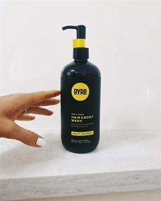 img 2 attached to BYRD 3-in-1 Hair and Body Wash - Shampoo, Conditioner, and Body Cleanser - Sea Kelp, Green Tea, and Aloe Vera - Salty Coconut Fragrance - Sulfate-free, Paraben-free, Phthalate-free, Cruelty-free, Vegan - 16 Fluid Ounces