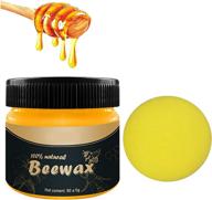 🪴 beeswax furniture polish | natural non-toxic wood seasoning | wood floor protector, cleaner, and restorer | all-purpose wood wipes conditioner (1pc) логотип