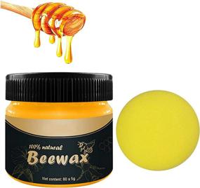 img 4 attached to 🪴 Beeswax Furniture Polish | Natural Non-Toxic Wood Seasoning | Wood Floor Protector, Cleaner, and Restorer | All-Purpose Wood Wipes Conditioner (1pc)