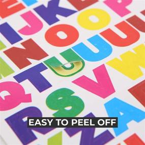 img 1 attached to Colorful Alphabet Letter Stickers - 20 Sheets for Scrapbooking, DIY Crafts, and Greeting Cards - A to Z Self-Adhesive Stickers in Vibrant Colors - Perfect for Gifts, Holidays, and Decoration