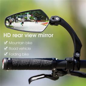 img 3 attached to CHIMONA Bike Mirror Handlebar Mount Adjustable Cycling Mirror Rear View Sports & Fitness