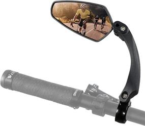 img 4 attached to CHIMONA Bike Mirror Handlebar Mount Adjustable Cycling Mirror Rear View Sports & Fitness