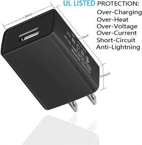 img 3 attached to 🔌 Быстрая зарядка с сертификатом UL для LG G Pad - LG G Pad X F 7 8 8.3 10.1 V400 V410 VK410 V495 V500 V510 V520 V530 V930 V940 LK430 VK810 VK815 Замена зарядного устройства для планшета LGV400W LGV700 с кабелем длиной 5 футов
