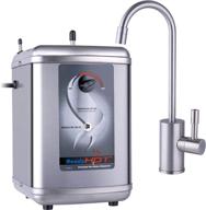 🚰 41-rh-200-f570-bn instant hot water dispenser system with manual dial, 2.5 quarts capacity, single lever hot water faucet in brushed nickel finish logo