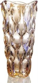 img 1 attached to Flower Vase Decor Glass Gold