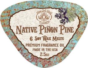 img 1 attached to 🕯️ Way Out West Candles - Native Piñon Pine Scented Wax Melts - Intensely Fragrant Air Freshener - 4 Pack Set of 6 Melt Cubes (4, Native Piñon Pine)