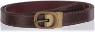 frye and co. reversible crackle leather belt: chic and versatile for women logo