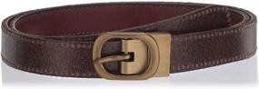 img 2 attached to Frye and Co. Reversible Crackle Leather Belt: Chic and Versatile for Women