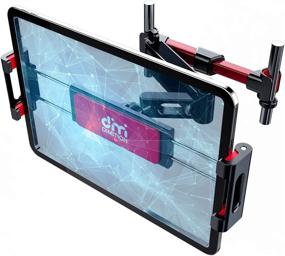 img 4 attached to Red Car Tablet Holder for Back Seat - DM Tablet Car Mount for Kids, Compatible with iPad/Samsung Galaxy Tab/Switch/Kindle Fire/Microsoft Surface/Mobile Phone