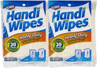 🧼 handi wipes heavy duty reusable cloths - 6 pack, color may vary: ultimate cleaning solution logo