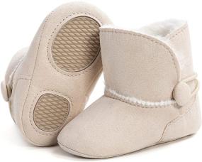 img 1 attached to Maleris Newborn Booties Anti Slip Toddler Boys' Shoes