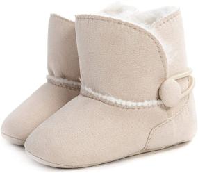 img 3 attached to Maleris Newborn Booties Anti Slip Toddler Boys' Shoes