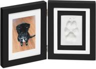 🐾 каркас для фотографий better world pets paw prints keepsake: сохраните драгоценные воспоминания о своих любимых собаках и кошках - каркас для фотографии размером 4 x 6 дюймов и набор для отпечатка лапкой для любителей домашних животных. логотип