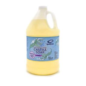 img 4 attached to L and L Lavender Pure Castile Soap Liquid - Hand-Made, Vegan, Non-GMO, Made in 🧼 USA | Face, Hand, and Body Wash for All Skin Types, Dry & Sensitive Skin (1 Gallon)