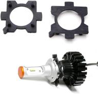 🔦 ijdmtoy (2) адаптеры держатели ламп h7 светодиодных фар для mazda 3 5 6 mx-5 cx-5 cx-7 rx-8 и других моделей (ближний свет) логотип