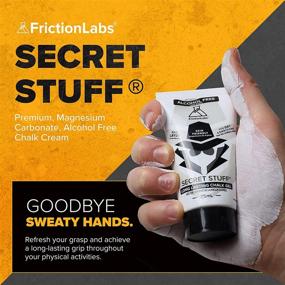 img 4 attached to 👍 Friction Labs Secret Stuff Liquid Chalk - Original & Hygienic Formulas: Trusted by 100+ Pro Athletes in Various Sports