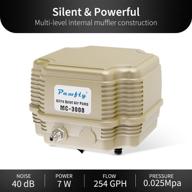 pawfly 7 w 254 gph adjustable quiet oxygen aerator pump for commercial use logo